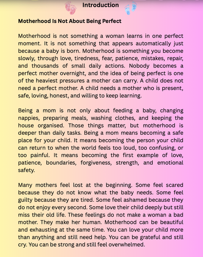HOW TO BE A MOM