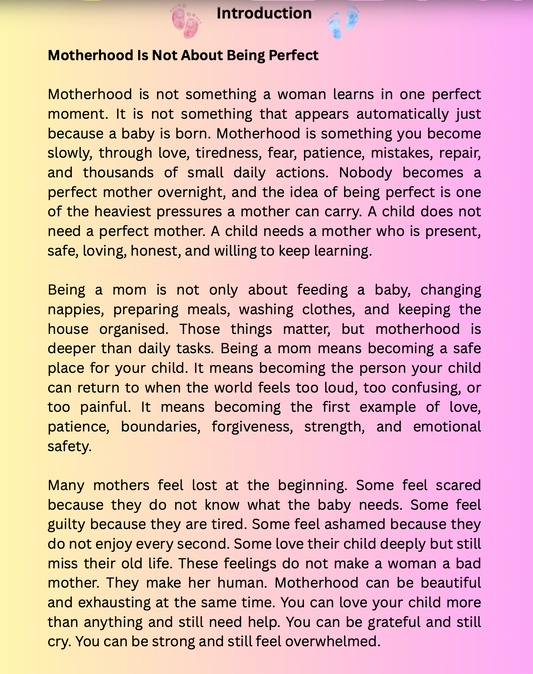 HOW TO BE A MOM